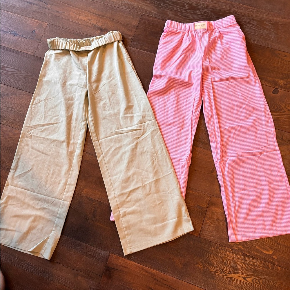 Poplin beach pants